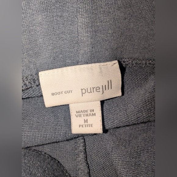 J. Jill Women's Gray Pure Jill Performance Boot cut Pants - Picture 2 of 5